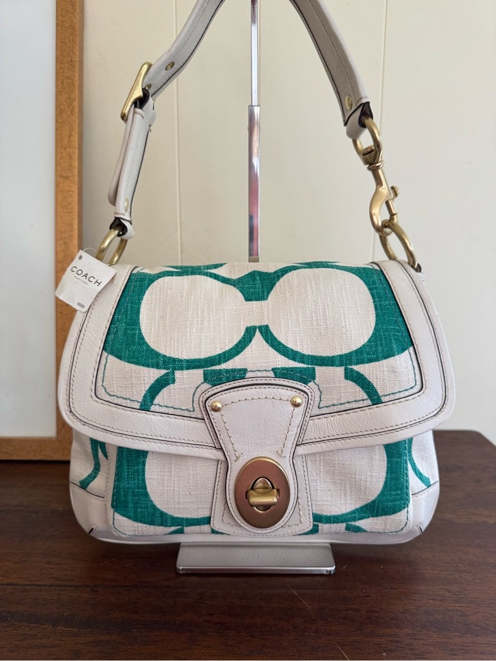 Coach Y2K Legacy Ali Signature Flap Hobo Bag 10824